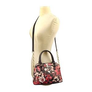 liz clairborne floral crossbdy bag